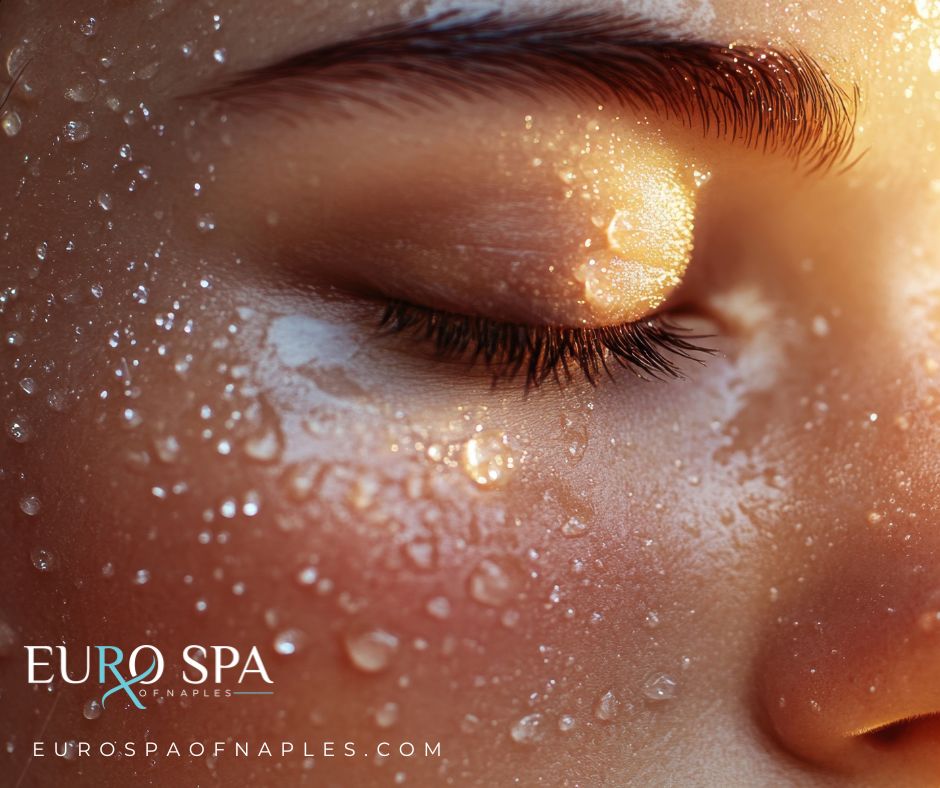 Hydrafacial in progress